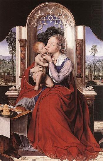 Quentin Matsys The Virgin Enthroned china oil painting image